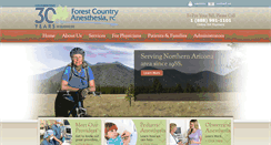 Desktop Screenshot of forestcountryanesthesia.com